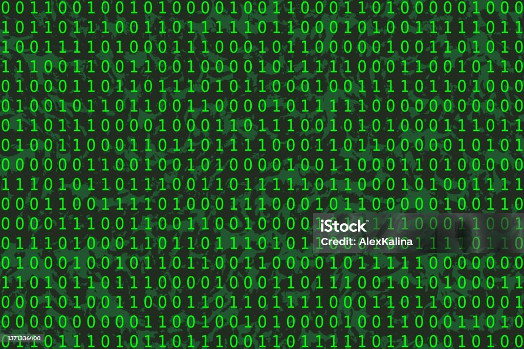 Program Datum Background Green Programming Binary Coding Matrix Stock ...