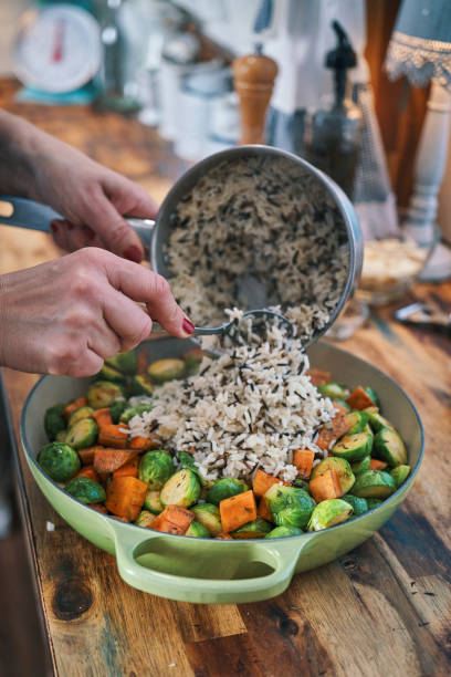 istock Preparing Farmers Harvest Chicken Casserole 1371342683