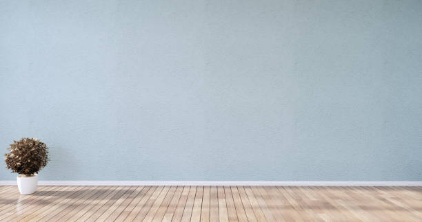 istock Cleaning room, Modern room empty mint wall on tiles floor. 3D rendering 1371351323