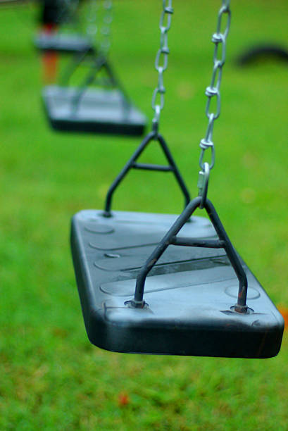 istock Closup of park swing 137135299