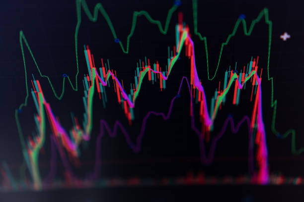 istock Financial stock market graph. Stock Exchange. Selective focus 1371363662