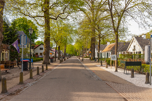 Lage Vuursche, The Netherlands on may 10, 2021; small village of Lage Vuursche, a short distance from Drakensteyn Castle.