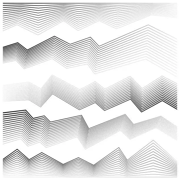 Vector illustration of Abstract lines