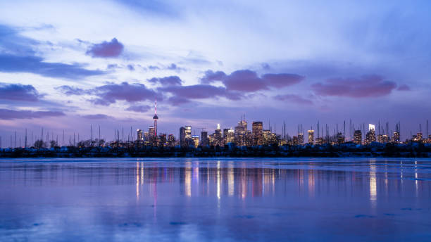 istock Toronto Park in winter with downtown in the background. 1371369520