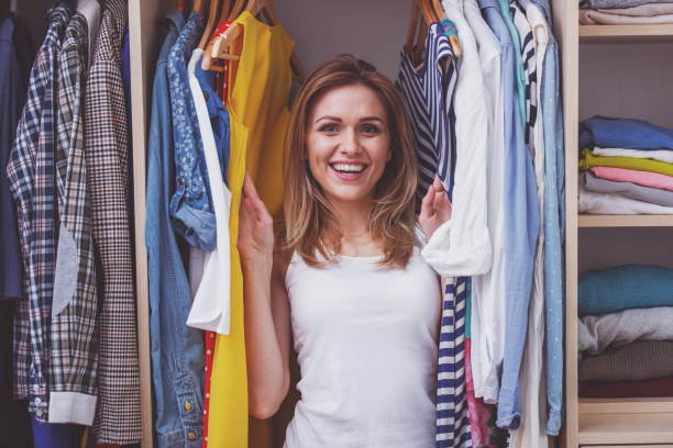 istock Girl in a dressing room 1371372366