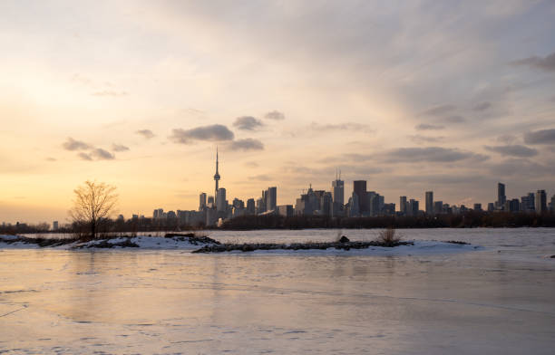istock Toronto skyline in winter time Canada 1371374275