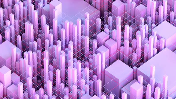 istock 3D Abstract Structure Futuristic Background 1371376058