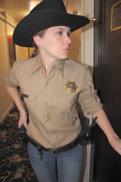 istock Female Western Deputy Sheriff 1371376160