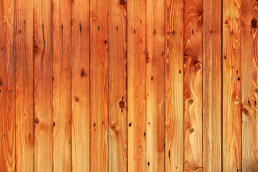 Beautiful wooden thin boards. Vertical view. Background. Texture.