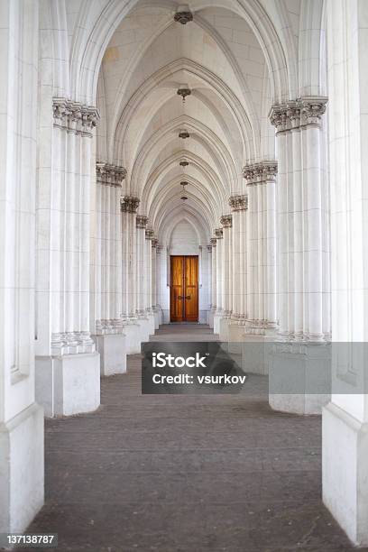 Columns Stock Photo - Download Image Now - Architectural Column, Church, Corridor