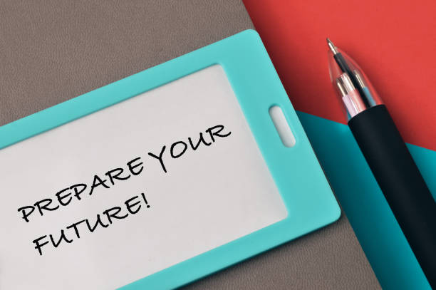 istock name tag written with PREPARE YOUR FUTURE!. 1371392692