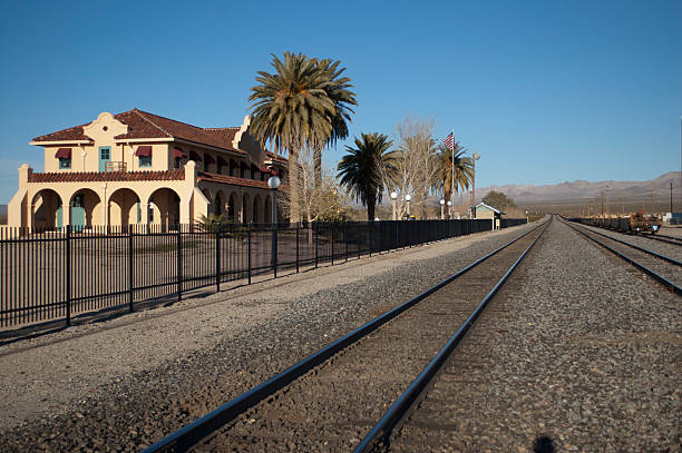 Kelso Depot, Mojave Desert Preserve, CA stock photo