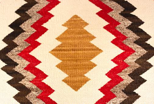 Antique Navajo Rug Design Detail (1930s)