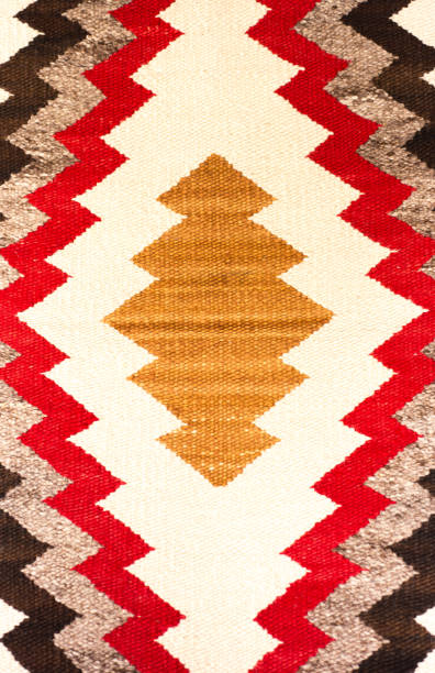 istock Antique Navajo Rug Design Detail (1930s) 1371406833