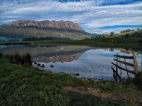 Tasmania Mountain Landscape Scenery Mt Roland Lake