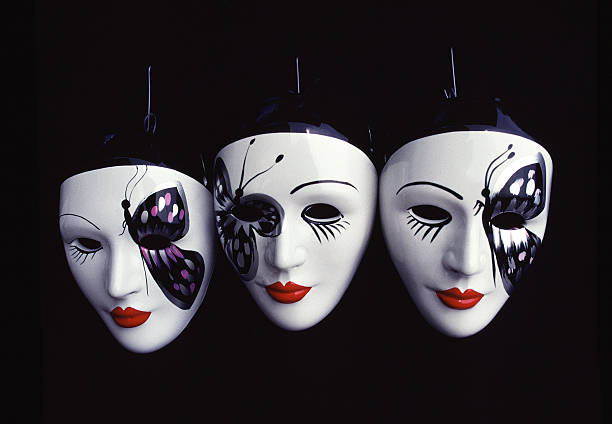 istock Three Venetian Carnival Masks 137142398