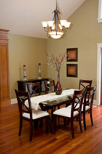 istock Dining Room in Luxury Home 137142631