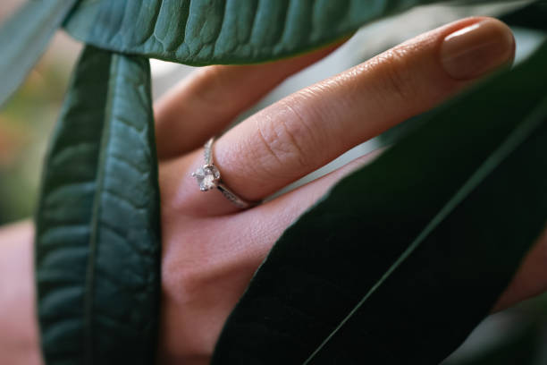 istock Woman's hand with jewelry 1371427011