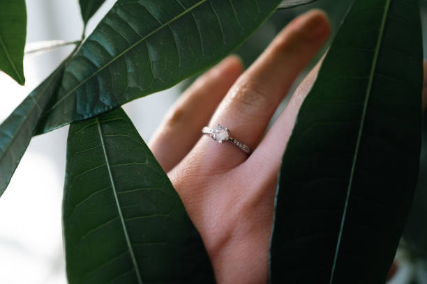 istock Woman's hand with jewelry 1371427045