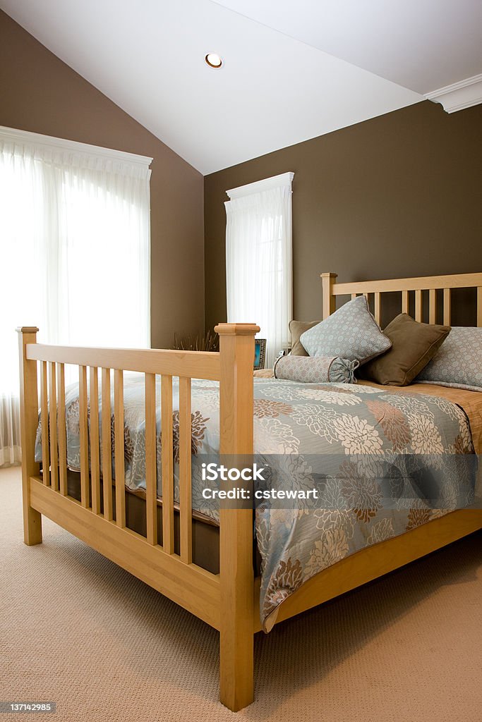 Dormitorio principal - Foto de stock de Almohada libre de derechos