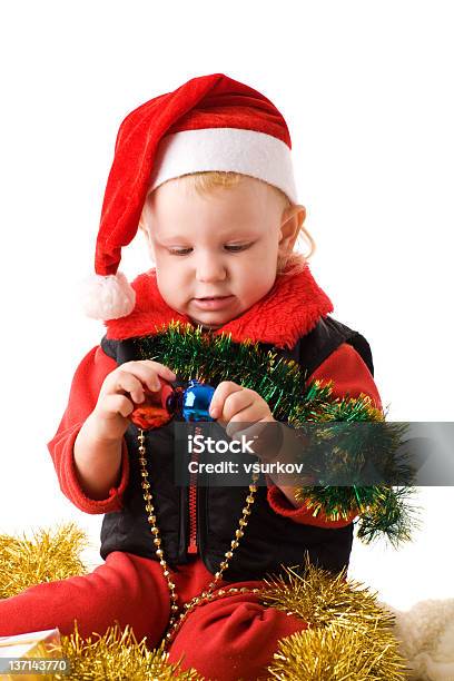 Santa Claus Stockfoto und mehr Bilder von 12-17 Monate - 12-17 Monate, Blumenkranz, Boden