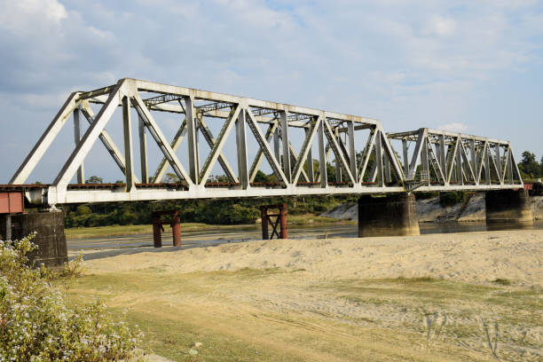 istock Long shot of a beautiful railway bridge 1371440096