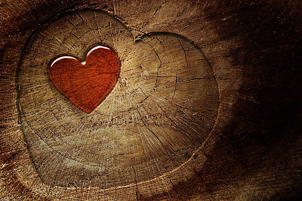 istock Love text on  wooden background 137144254