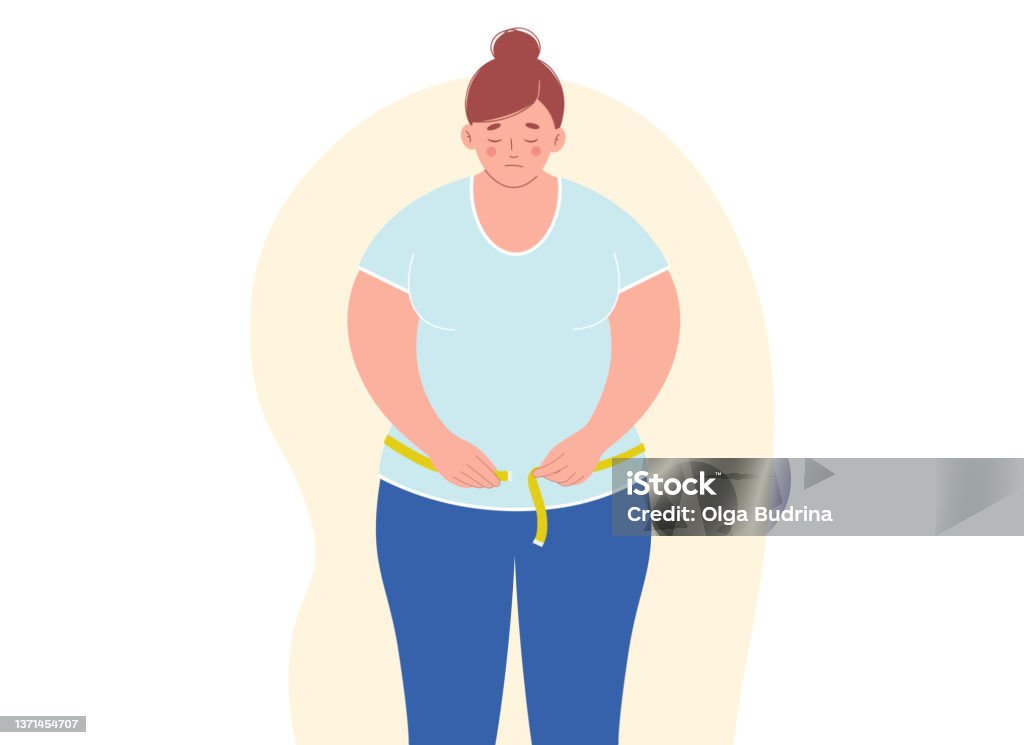 Weight loss, stomach and measure tape for body measurement for health,  wellness and healthy diet. F Stock Photo by YuriArcursPeopleimages