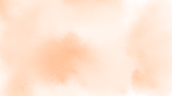 Orange color blush background, watercolor color background