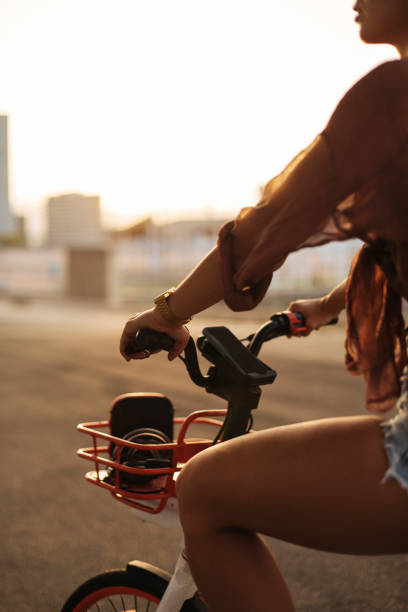 istock Golden hour bike rides 1371481976