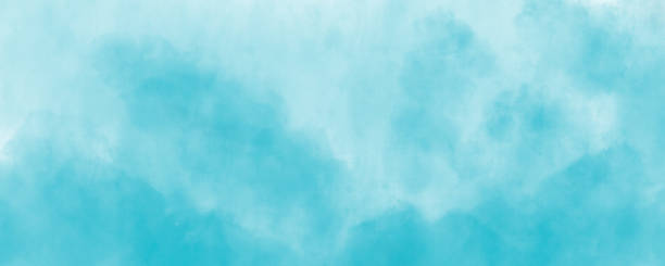 istock Abstract Bluesky  Water color background, Illustration, texture for design 1371483824
