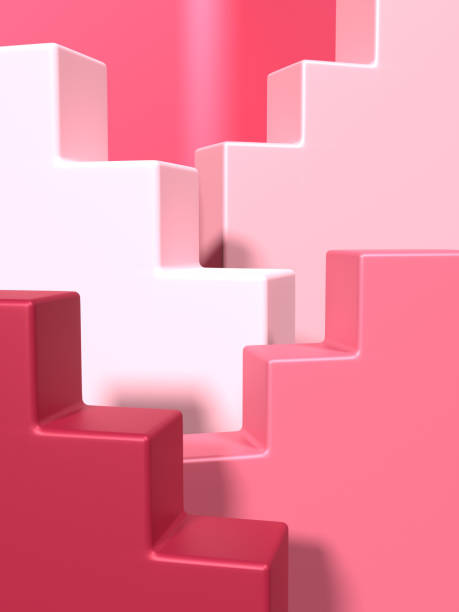 istock Modern Toy Block Designs For Futuristic Architecture on Abstract Background 1371484485