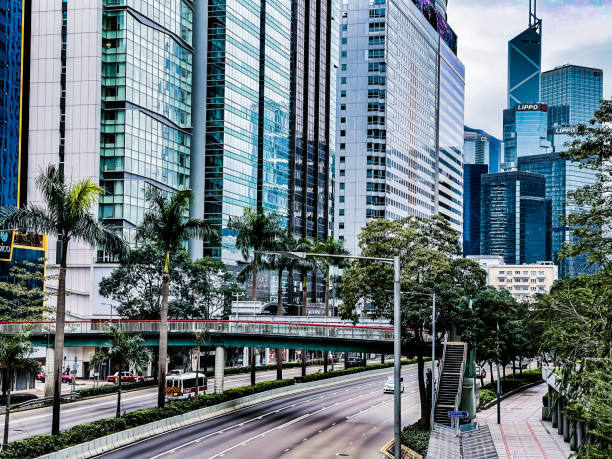 istock Hong Kong Wan Chai Gloucester Road Commerical building View 1371487525