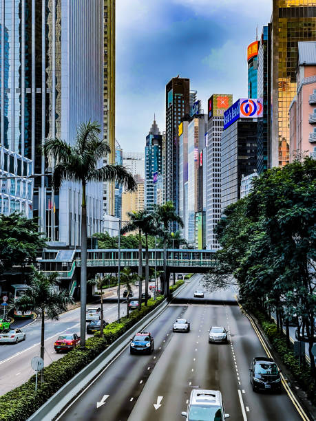 istock Hong Kong Wan Chai Gloucester Road Commerical building View 1371487527