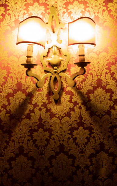 istock Vintage venetian background. Retro pattern old decorative wallpaper. 1371493706