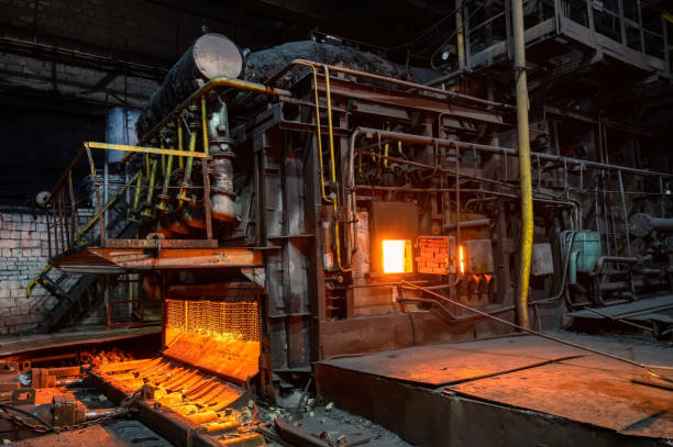 istock Furnace for heating metal forgings and ingots 1371501567