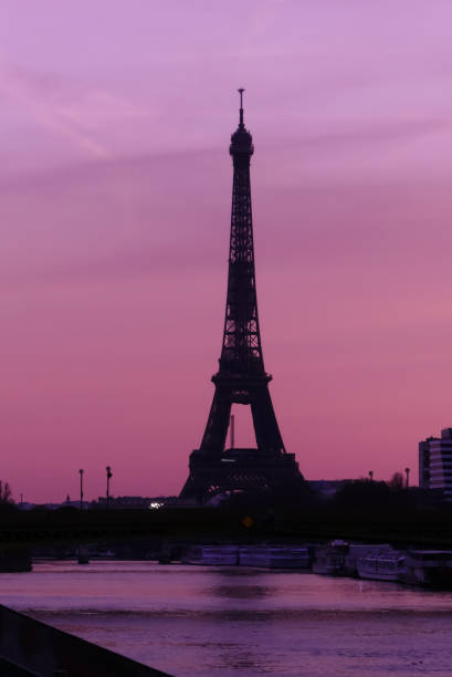 istock Urban landscape with the Eiffel tower. 1371502787