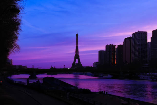 istock Urban landscape with the Eiffel tower. 1371502796