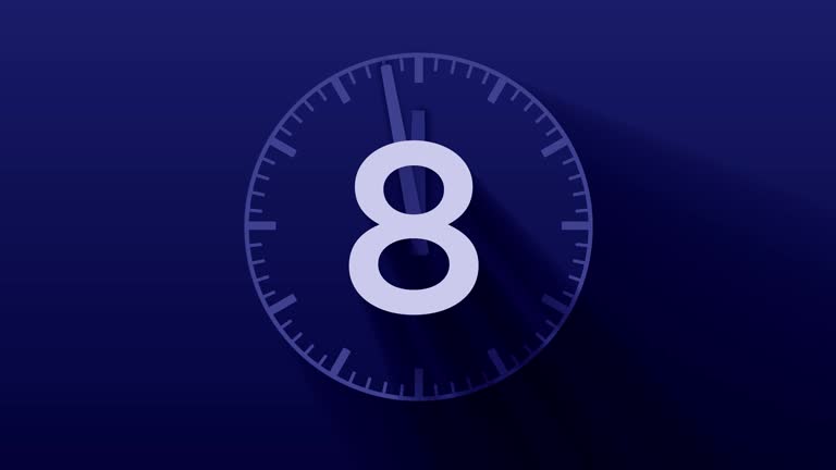 7 Number Clock 880+ Number 7 Clock Stock Videos and Royalty-Free Footage - iStock