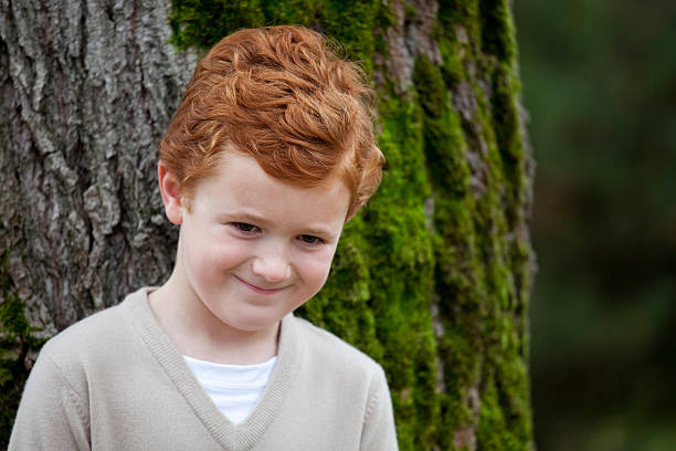 istock Young boy outdoors for family portrait 137150511