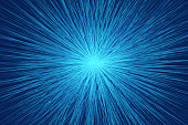 istock Background with explosion. Starburst dynamic lines. Solar or starlight emission. 1371507379