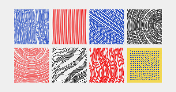 Erratic Line Pattern Irregular Lines Pattern In Perspective Geometric Wallpaper With Stripes ...