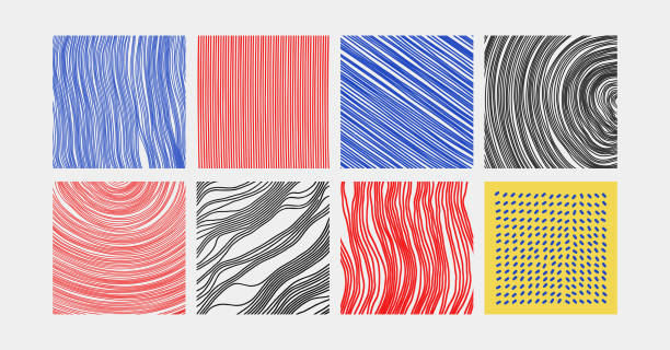 Irregular lines pattern in perspective. Geometric wallpaper with stripes. Strips similar to threads. Cover design template. Vector illustration. Irregular lines pattern in perspective. Geometric wallpaper with stripes. Strips similar to threads. Cover design template. Vector illustration. thread stock illustrations