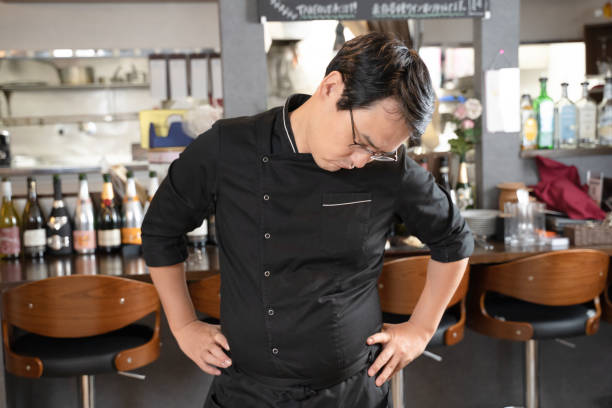 istock A man who runs a restaurant who is in trouble and depressed 1371516748