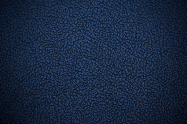 istock Old blue dark faux leather. Leatherette. Close-up. Background. Texture. 1371518180