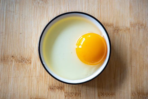 eggs in a white plate