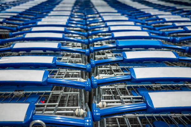 istock Neatly arranged shopping cart 1371519328