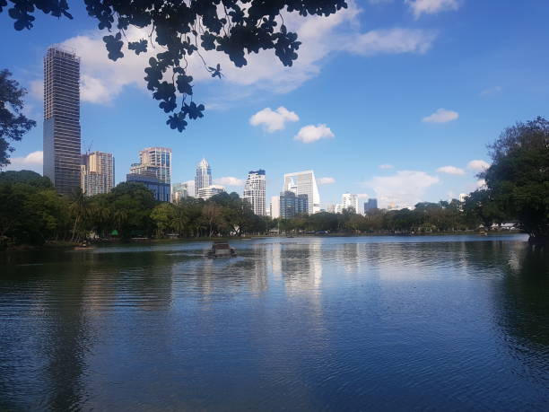 istock View of a park in Bangkok 1371521153