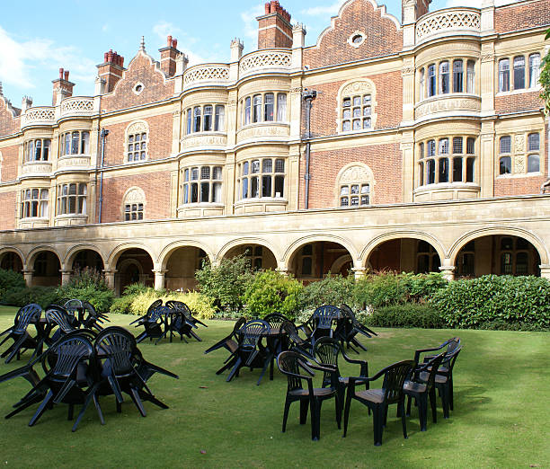 Cambridge University stock photo