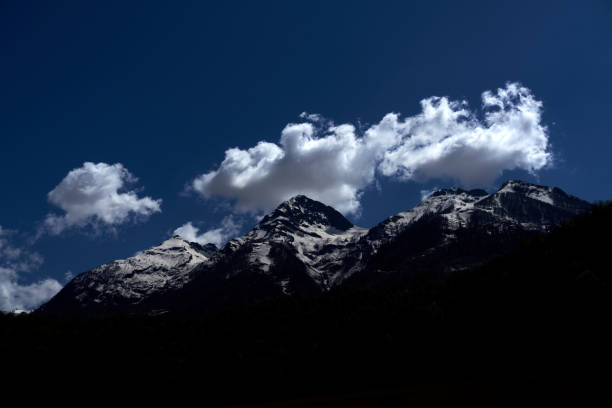 Mountain summer landscape, blue sky, sochi russia